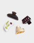Broches Sets Con estampa Set De Broches - Combinacion Multicolor