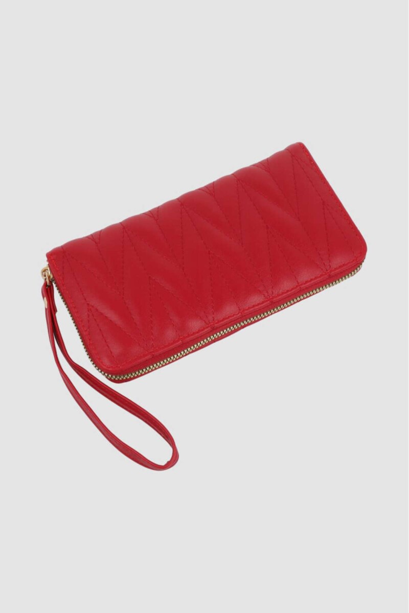 Billetera puffy - Rojo 