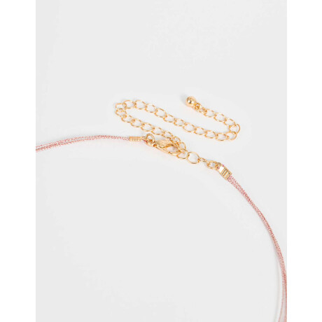 Collar Corto Hilo Dije Naipe Dorado