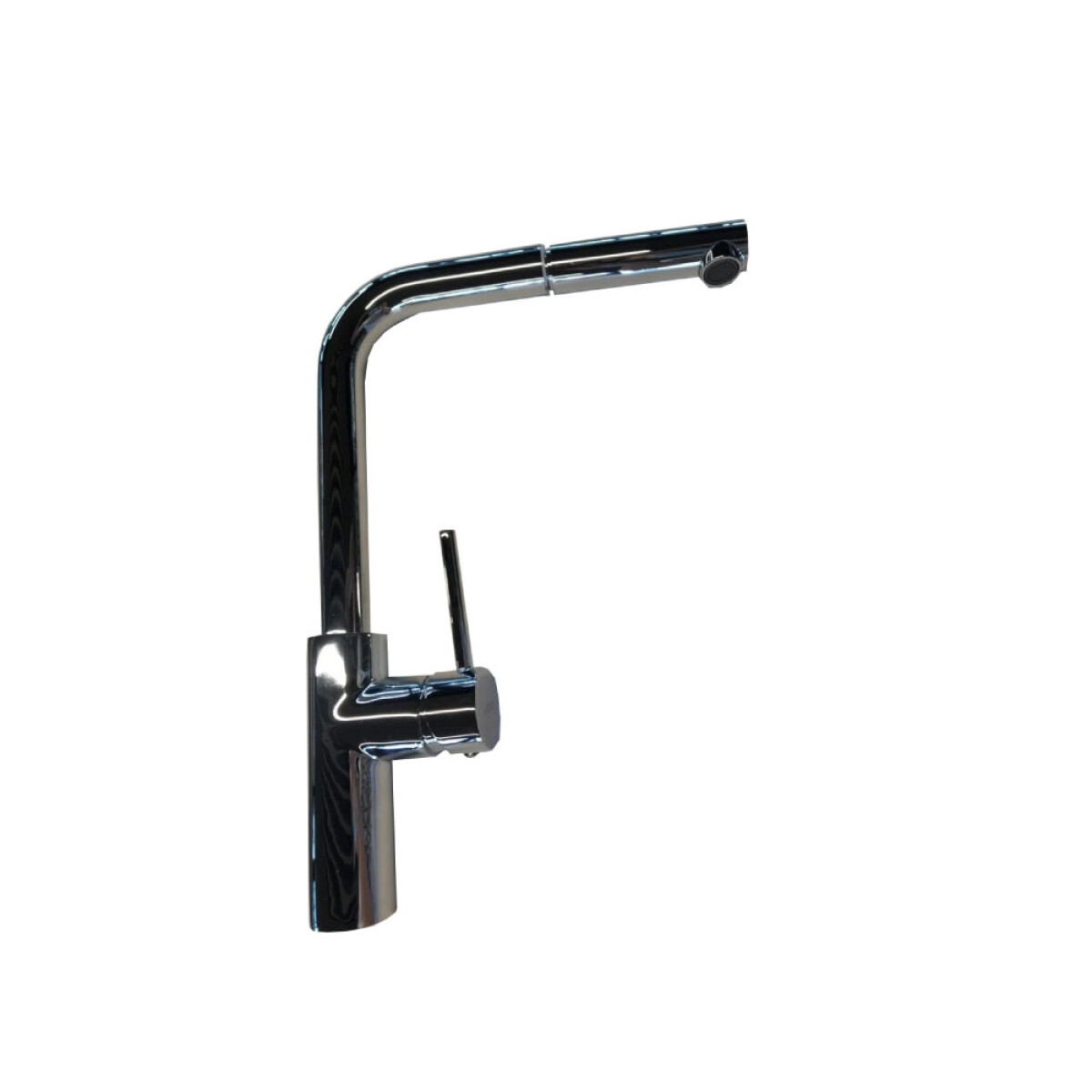 Griferia de Cocina Monocomando con Pico Recto Cromado Linea Zoe 