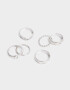 Sets Anillos Metal diferenciado Anillos Sets De Metal - Plateado