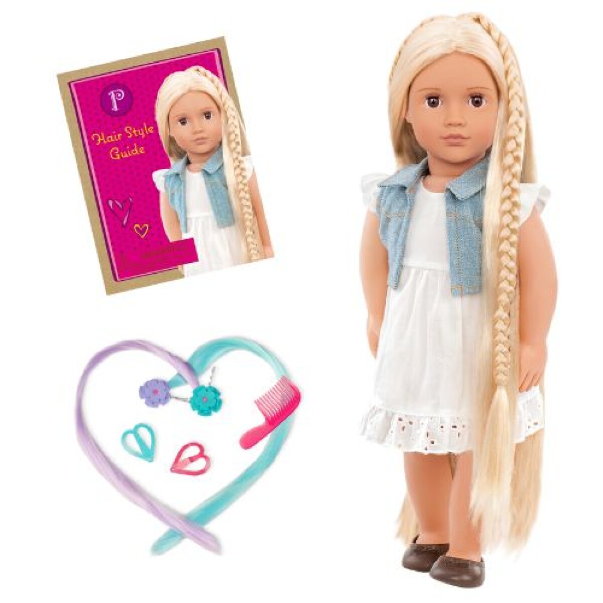 MUÑECA c/PELO EXTENSIBLE y acc. - PHOEBE - Muñeca C/pelo Extensible Y Acc. - Phoebe 