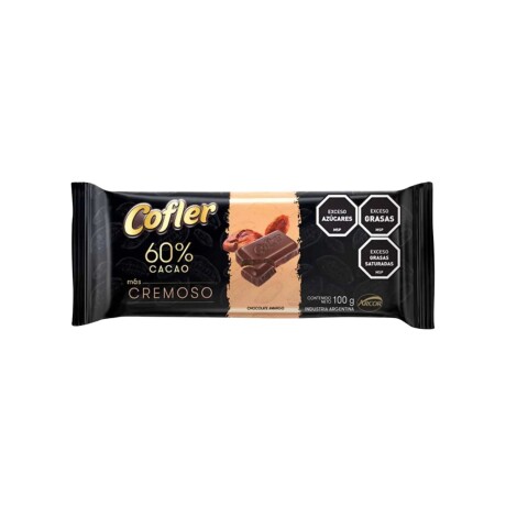 Tableta de chocolate Cofler 60% 100g cremoso Tableta de chocolate Cofler 60% 100g cremoso