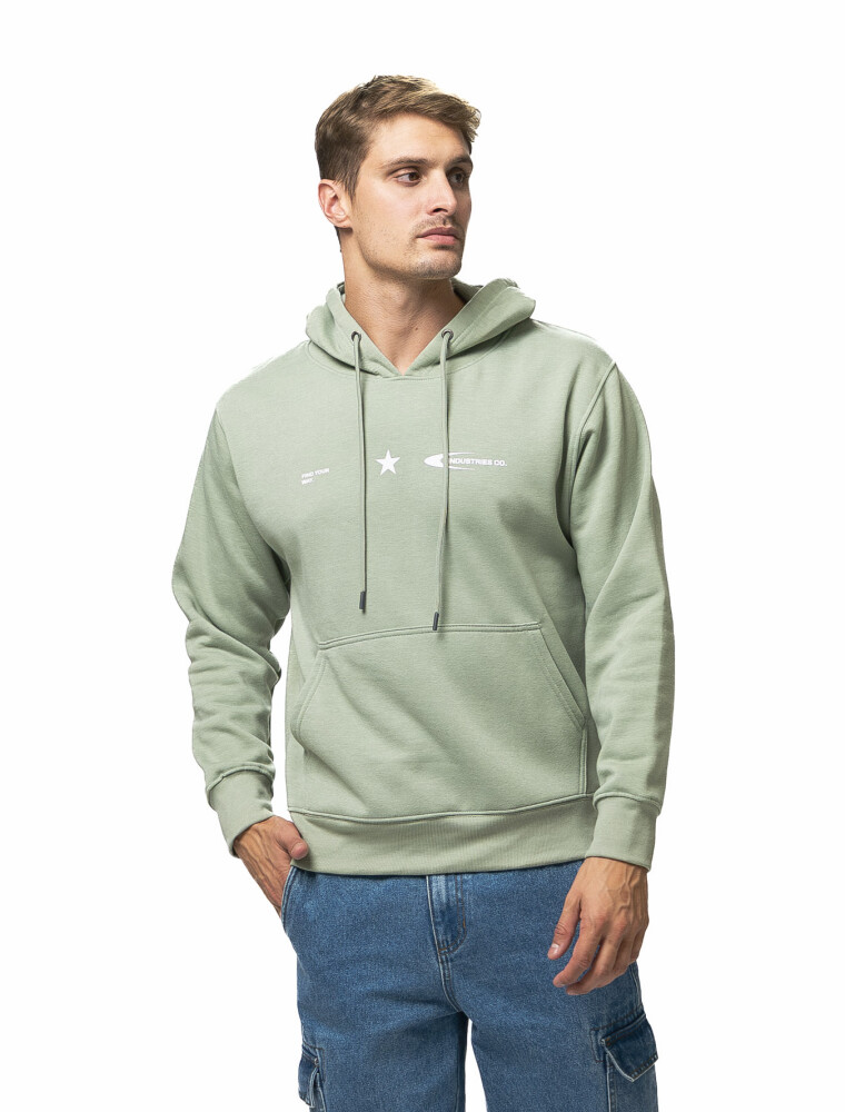 Canguro Estampado New Orleans Oliva Melange