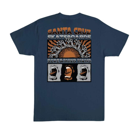 Remera Santa Cruz Scream Connect Azul