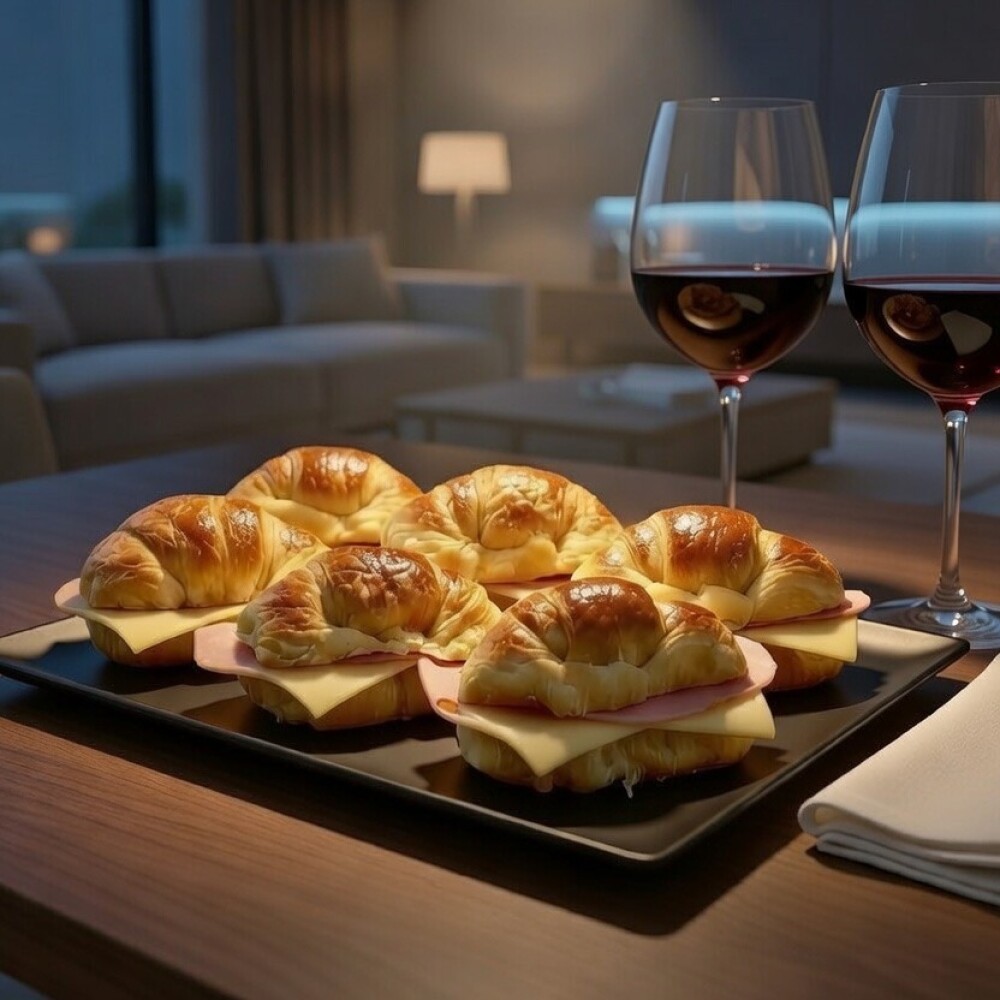 6 Medialunitas de Jamón y Queso 6 Medialunitas de Jamón y Queso