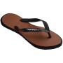 Sandalias Havaianas Top Point Fusion Mujer Negro Óxido