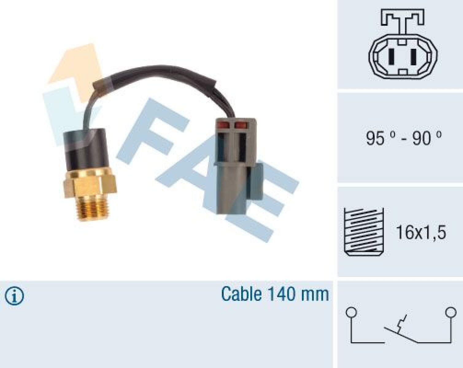 BULBO INTERRUPTOR NISSAN ELECTRO SUNNY FAE 