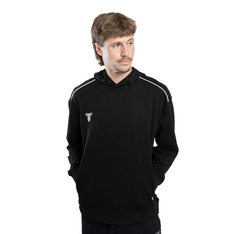 Canguro Unisex Tiffosi Zipper Negro - Blanco