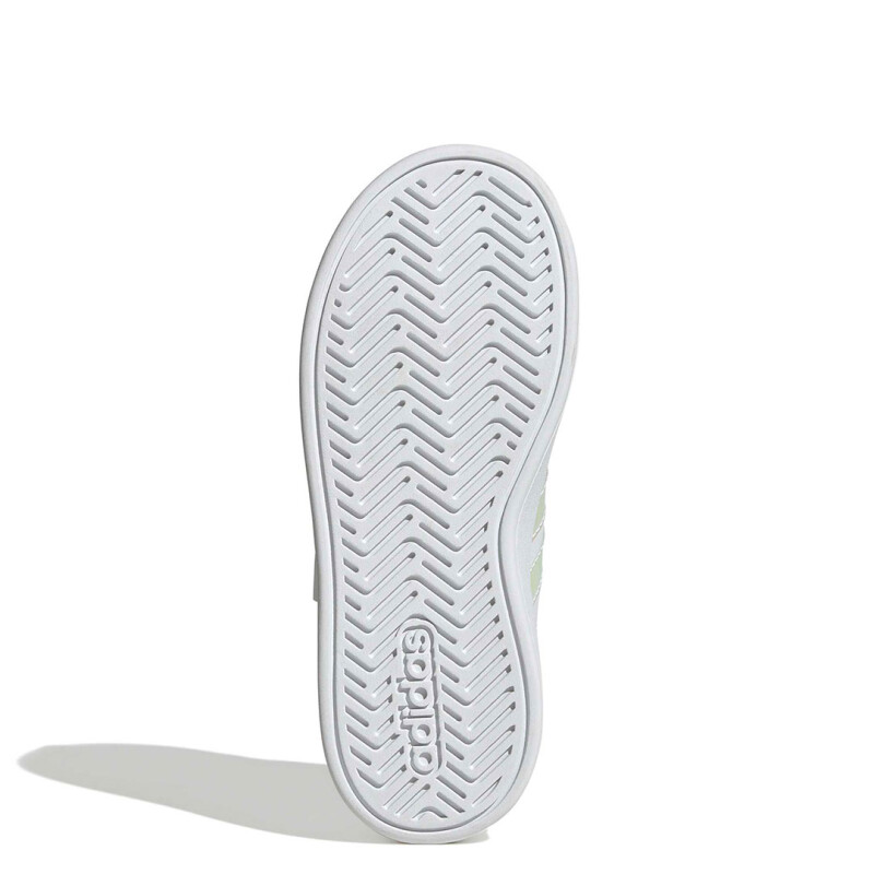 Championes de Niños Adidas Grand Court 3.0 Velcro Blanco - Rosado