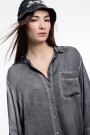 CAMISA BOLSILLO ML Gris