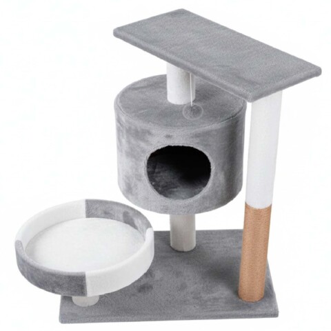 Gimnasio Rascador Para Gato Cama Torre Casa 3 Pisos Raton Gimnasio Rascador Para Gato Cama Torre Casa 3 Pisos Raton