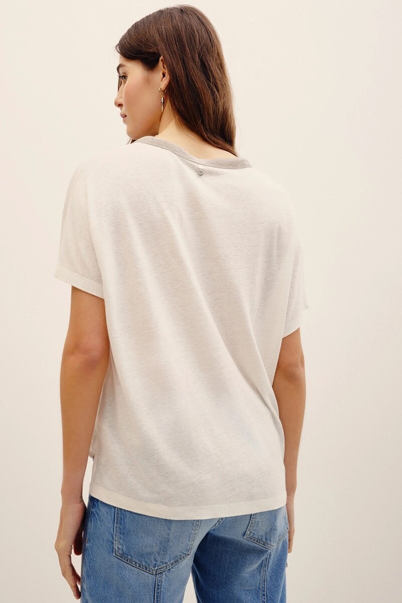 REMERA SHINY ANDRE Crudo