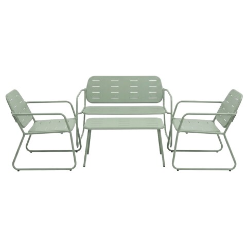 JGO JARDIN METAL VERDE 4PZAS Unica