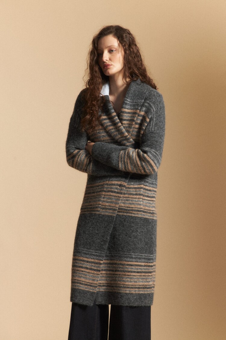 CARDIGAN FERONIA Gris Oscuro
