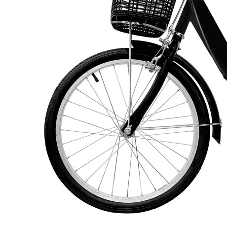Bicicleta Plegable Paseo Rod 20 Dama Niña Accesorios Negro