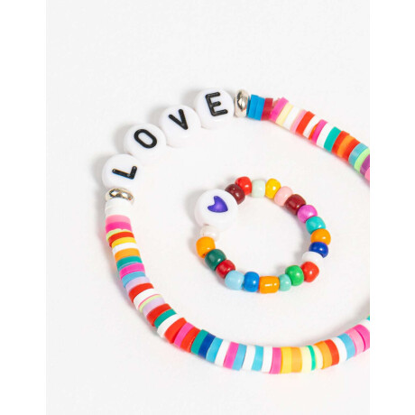Bijouterie Infantil Sets Con Beads Combinacion Multicolor