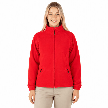 Campera Polar Dama Rojo
