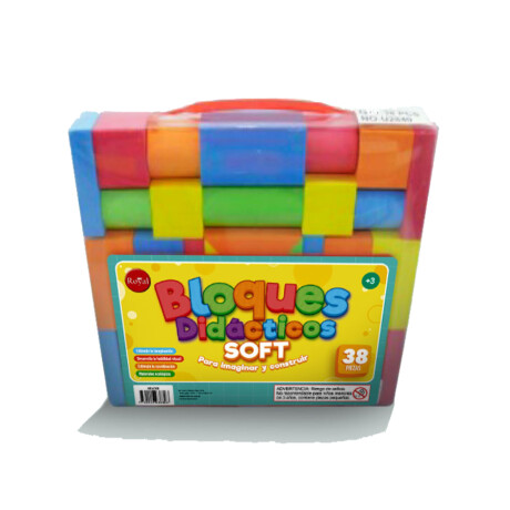 Bloques Goma Eva 38pcs Royal Suaves, Coloridos Y Divertidos 001
