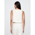 SL SHELL TANK - LINEN NEW OFF WHITE