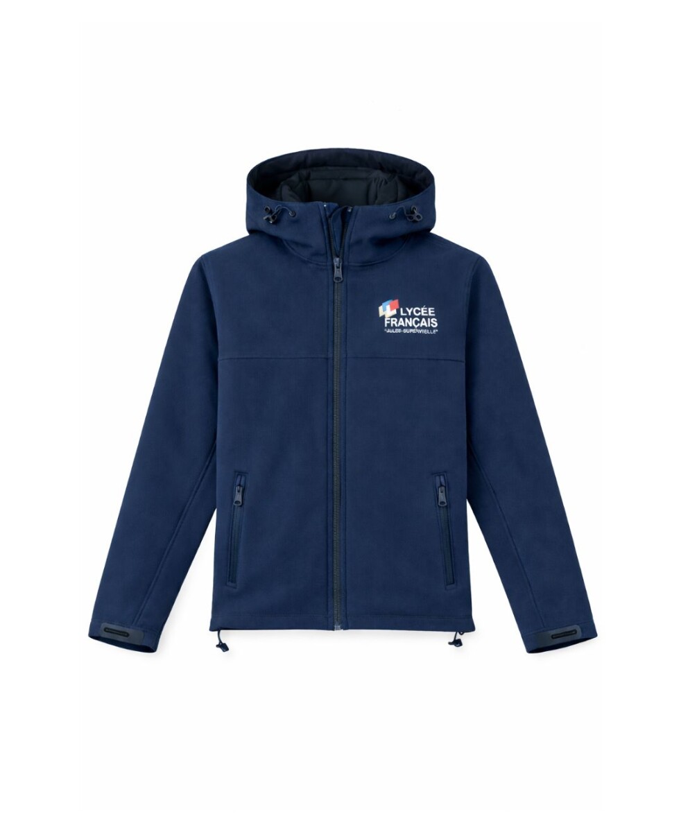 Campera Light-shell c/capucha - Navy 