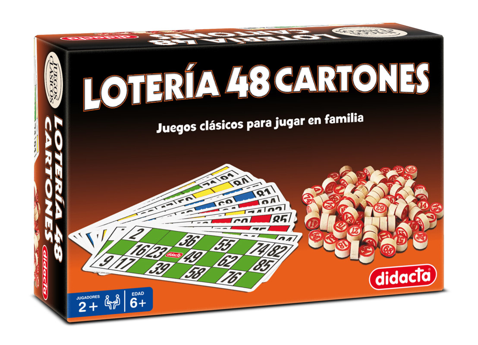 Juego Clásico Lotería 48 Cartones Didacta - 001 