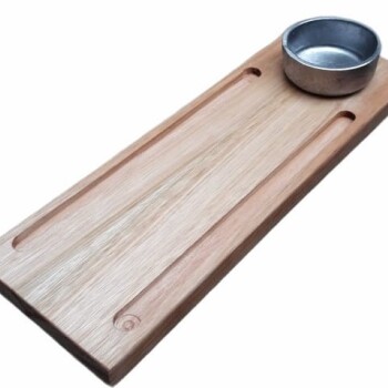 Tabla madera c/dip Galei aluminio 10x29 cm Tabla madera c/dip Galei aluminio 10x29 cm