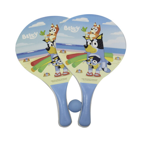 Set de Paletas Playeras y Pelota Bluey 38 cm U