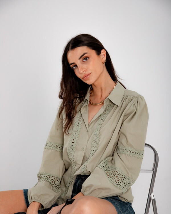 Camisa Francesca verde