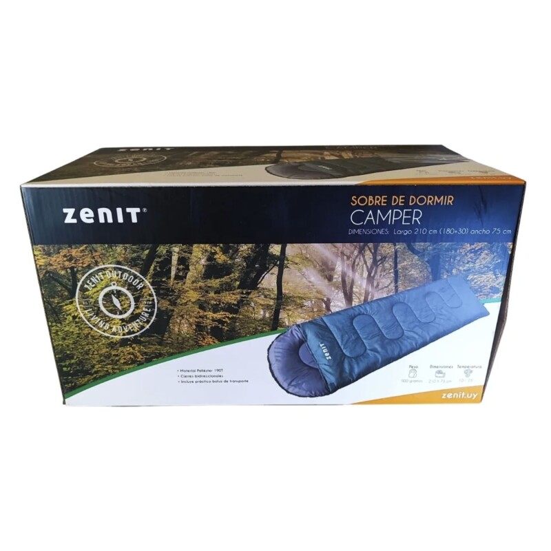 Sobre de Dormir Zenit con Capucha Modelo Camper Verde Sobre de Dormir Zenit con Capucha Modelo Camper Verde