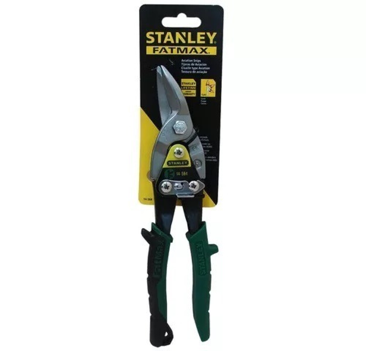 TIJERA CHAPISTA 10 DERECHA VERDE BLISTER STANLEY ++ - N/a 