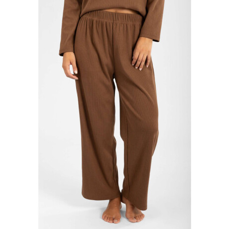 Pantalon cosy Marron