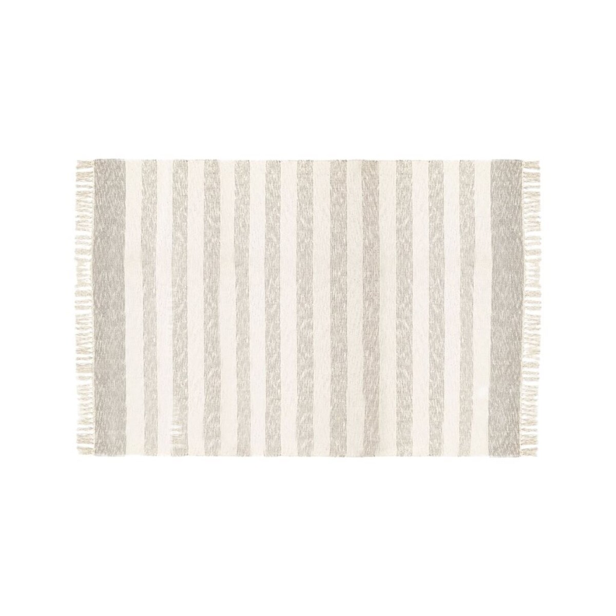 ALFOMBRA CON FLECOS AZUL/GRIS 122x178CM 