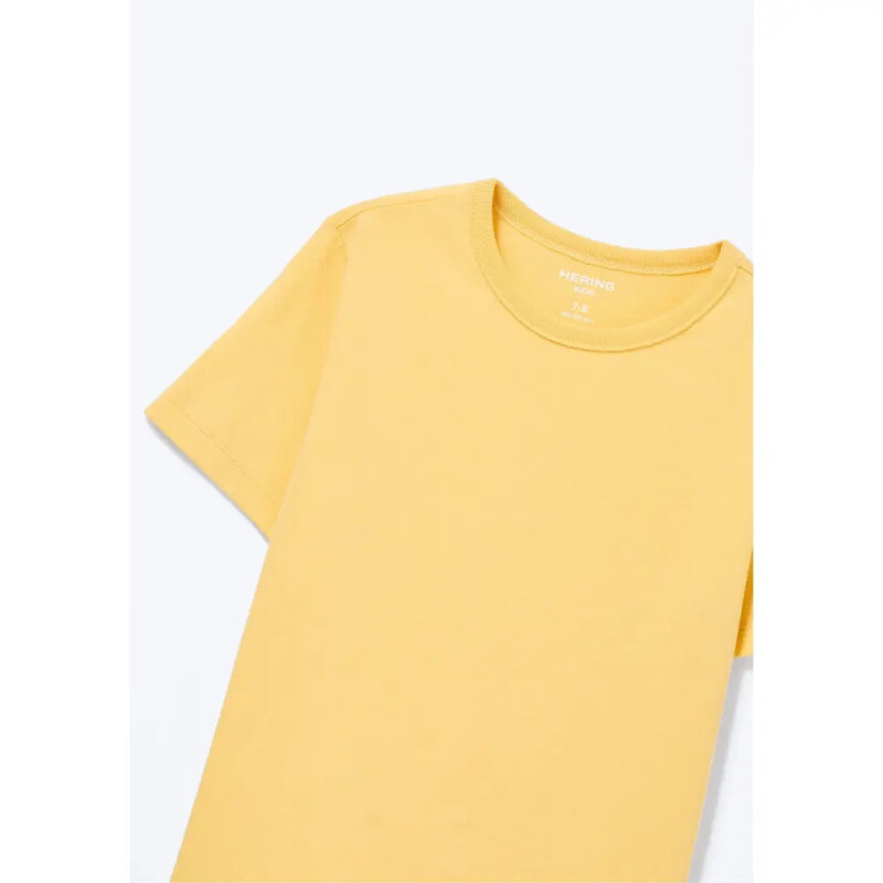 CAMISETA MM INFANTIL AMARELO CLARO
