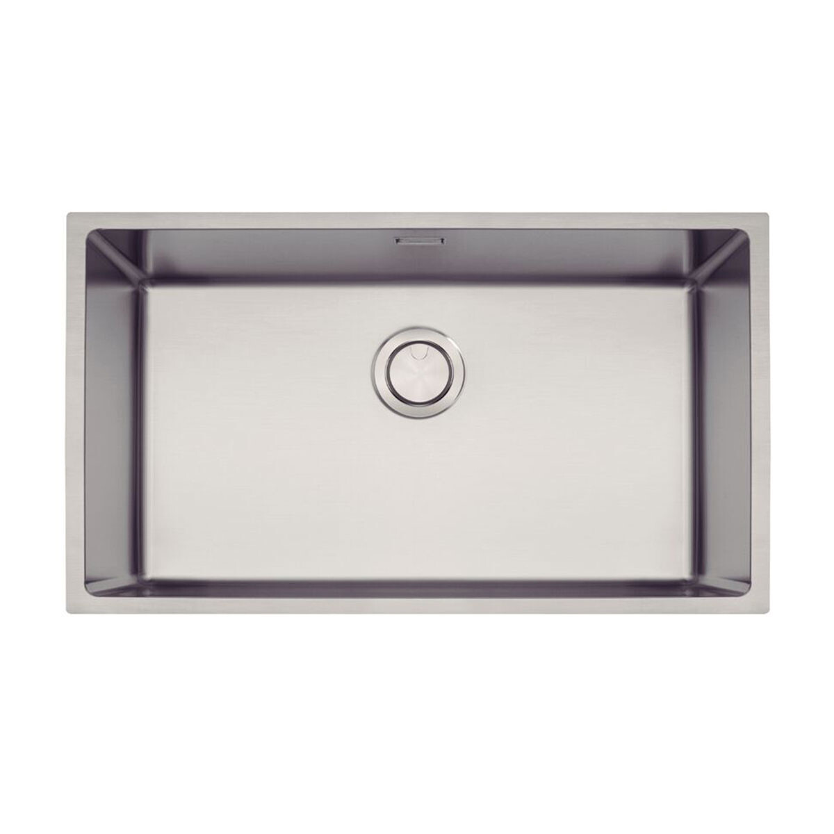 Pileta De Cocina Rectangular 70X40X20Cm Acero Inoxidable De Pegar O Sobremesada 