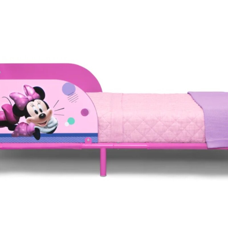 Cama de madera Minnie Mouse Disney rosa palido Cama de madera Minnie Mouse Disney rosa palido