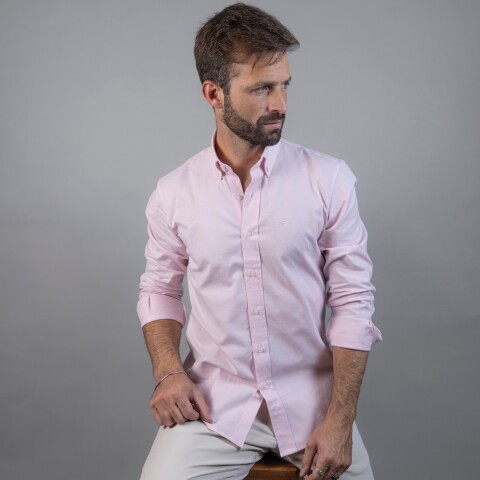 Camisa Oxford Rosa