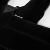 Cartera al Hombro The Shopping En Cuero Gamuza Negro