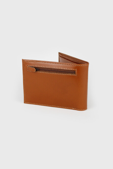Billetera Tilo con cierre Camel