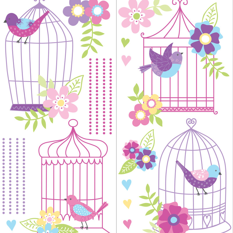 WALLPOPS CHIRPING THE DAY AWAY KIT N/A