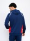 HOODIE DOLMAN Nacional Hombre Azul Marino, Rojo