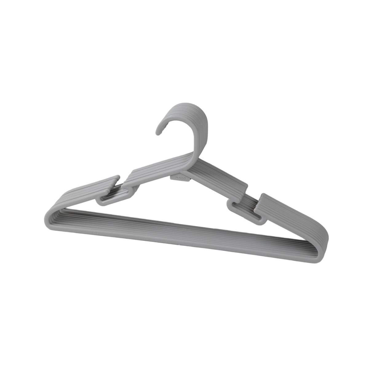 Perchas antideslizantes 10pcs - marrón 