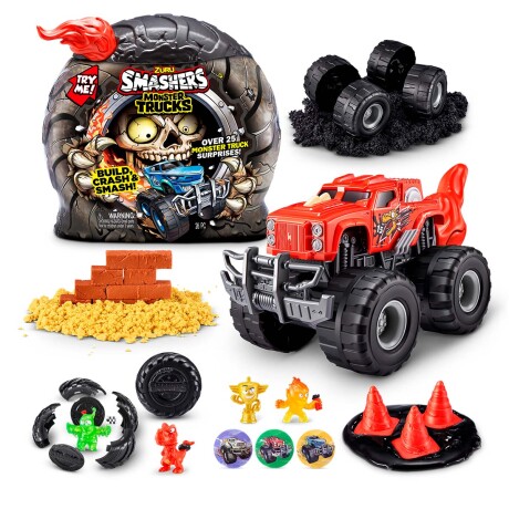 Juego Smashers Monster Truck Wheels 20 Sorpresas Juego Smashers Monster Truck Wheels 20 Sorpresas