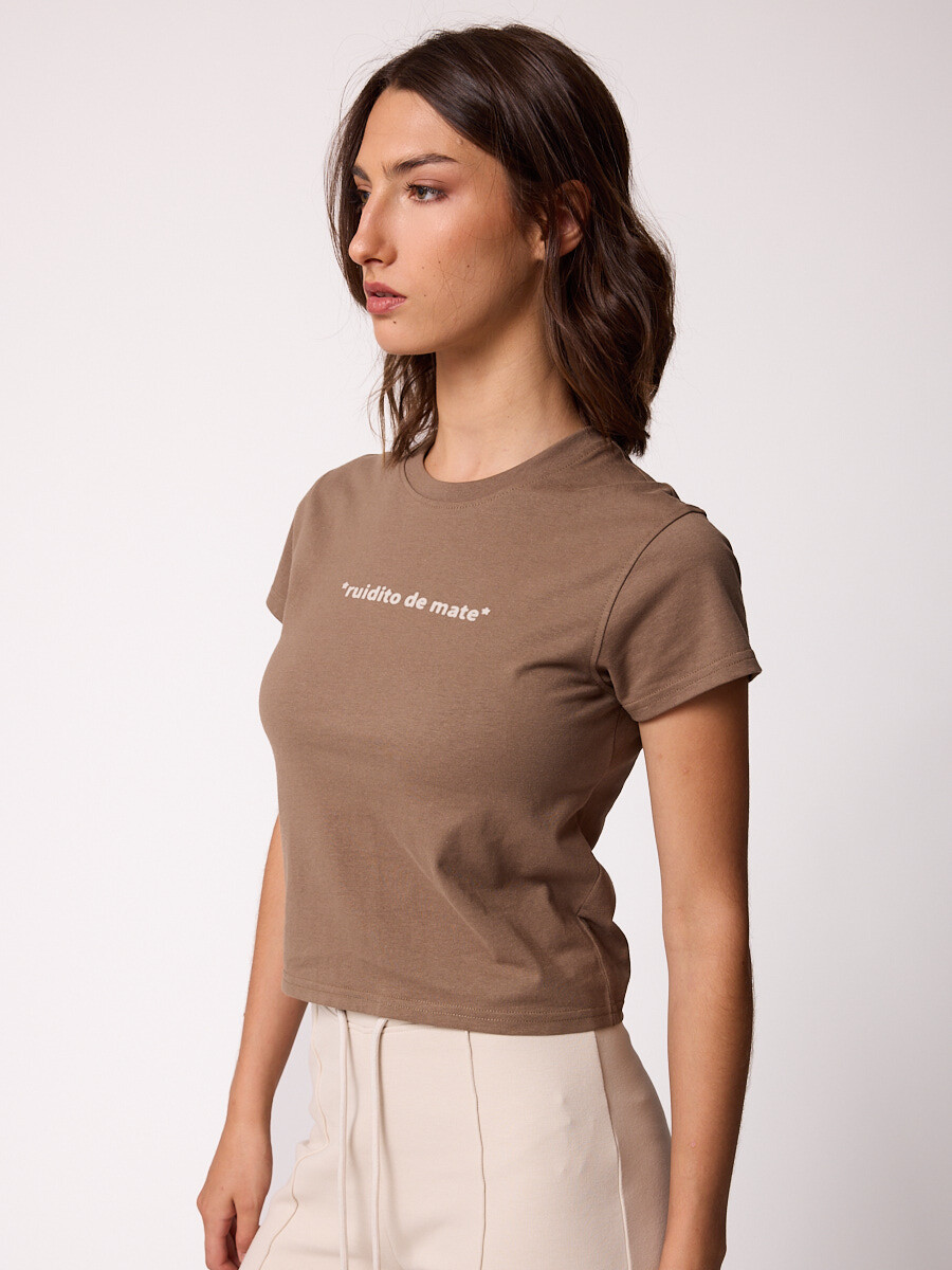 T-SHIRT KIWAN DIXIE Taupe