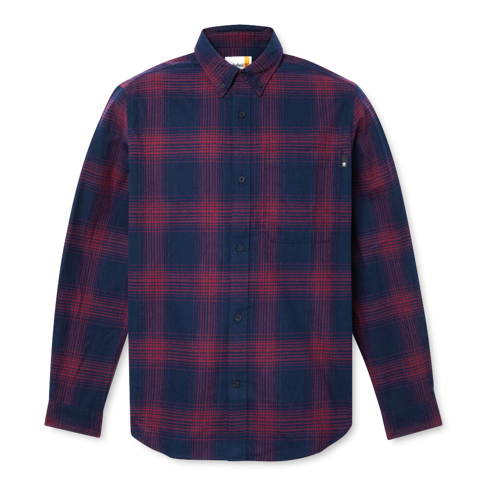 Camisa Franela Manga Larga Hombre Dark Sapphire Yd