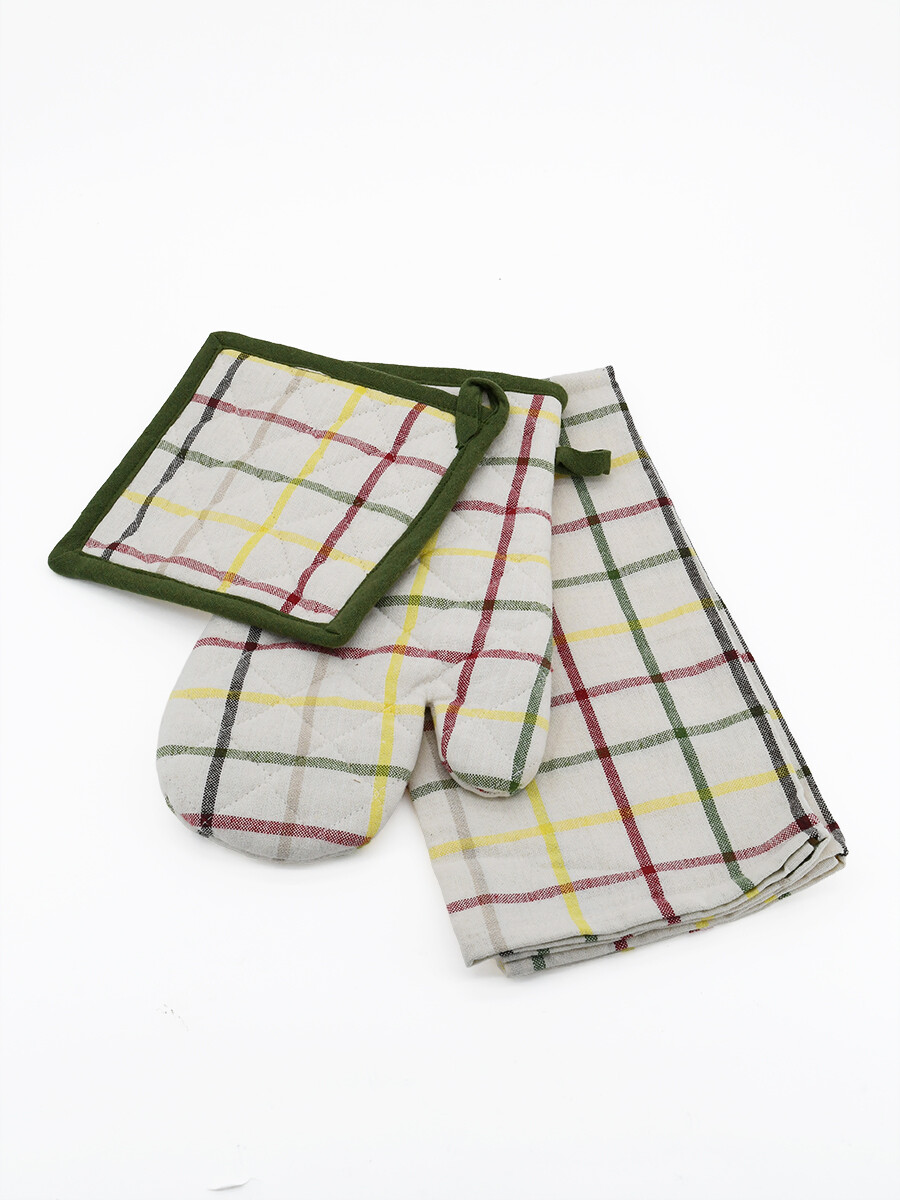 MANOPLA SET X 3 - MARRON 