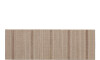 Alfombra de Interior Eco-Nature – Moldura | 0,57x1,80 Riscas Beige