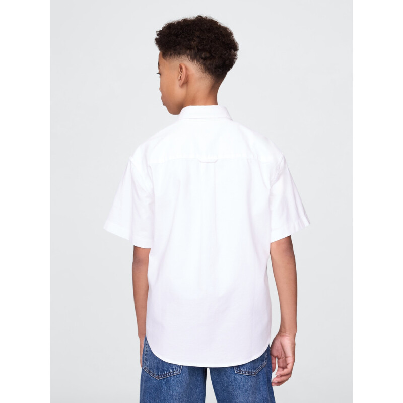 RELAXED SS OXFORD OPTIC WHITE V6