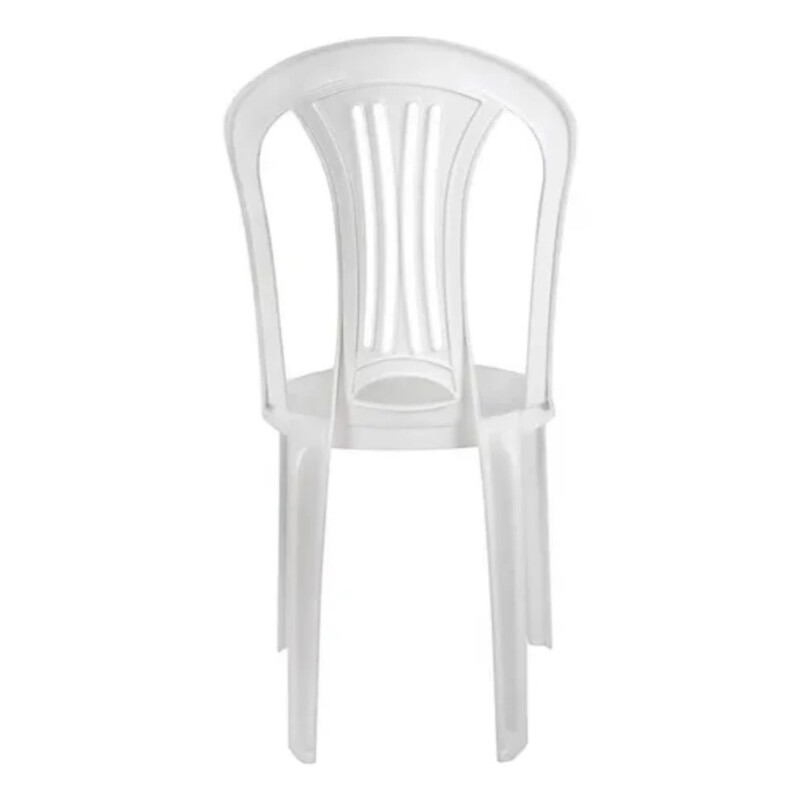 Silla Bistro Blanca PVC Mor Silla Bistro Blanca PVC Mor