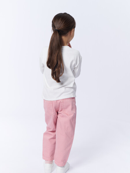 Remera Manga Corta Estampa Fabulous Blanca